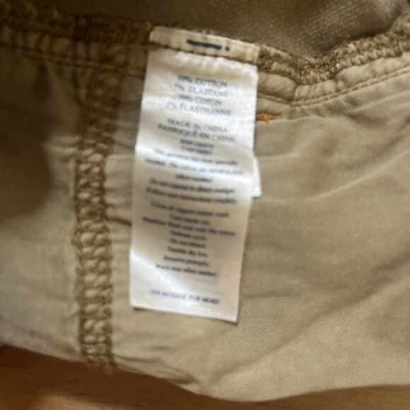 FAHERTY Women’s Sun washed Denim Shorts  Size 27 Gold Raw Hem Cut Offs - Picture 9 of 10